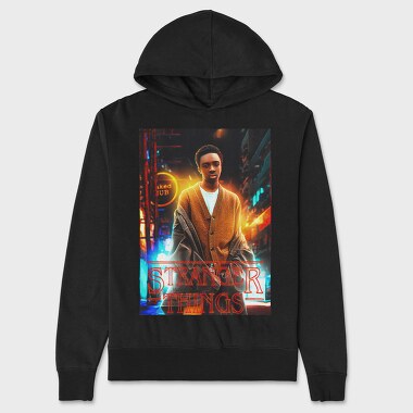 Stranger Things Neon, Hanorac Oversize Barbati (Unisex)