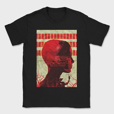 Stranger Things Red, Tricou Barbati (Unisex)