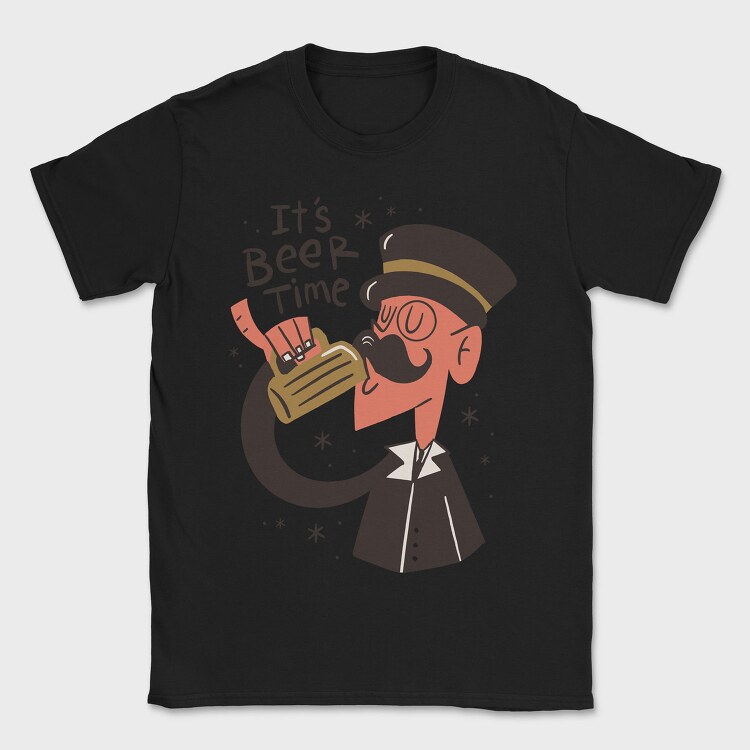 Tricou Barbati (Unisex) Imprimat digital direct in tesatura, bumbac premium 100%.