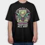 Skeleton Coding, Tricou Oversize Barbati (Unisex)
