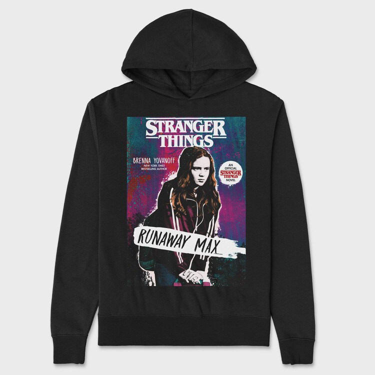 Stranger Things Runaway Max, Hanorac Oversize Barbati (Unisex)