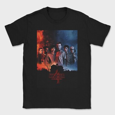 Stranger Things Squad, Tricou Barbati (Unisex)