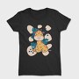 Baby Giraffe And Leaves, Tricou Femei