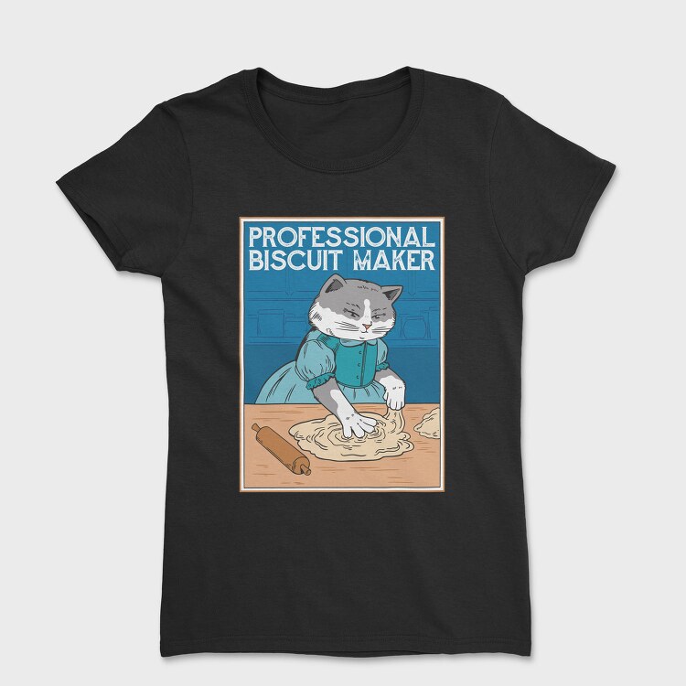 Baker Cat Biscuit Maker, Tricou Femei