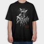 Stranger Things Sketch, Tricou Oversize Barbati (Unisex)
