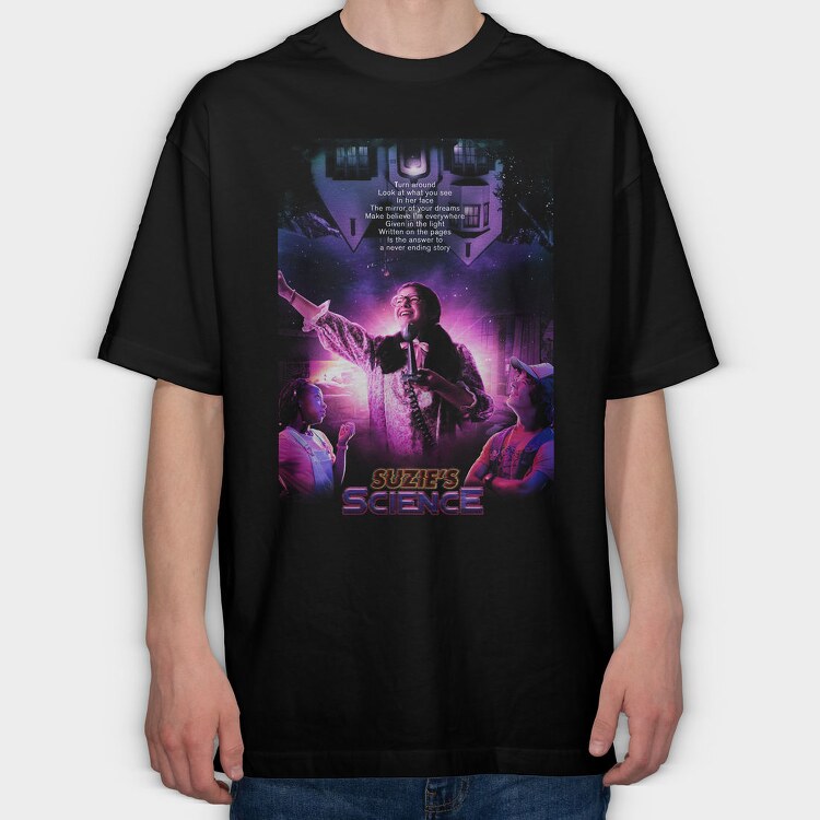 Stranger Things Science, Tricou Oversize Barbati (Unisex)