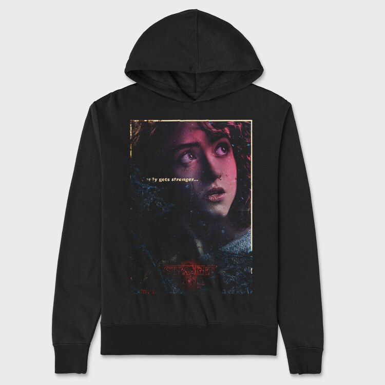 Strangerly Gets Stranger, Hanorac Oversize Barbati (Unisex)