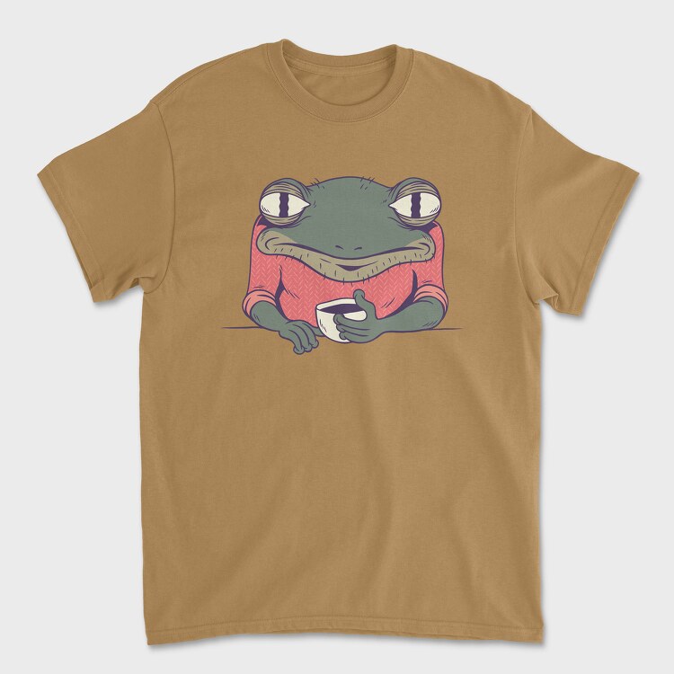 Frog Coffee, Tricou Barbati (Unisex)