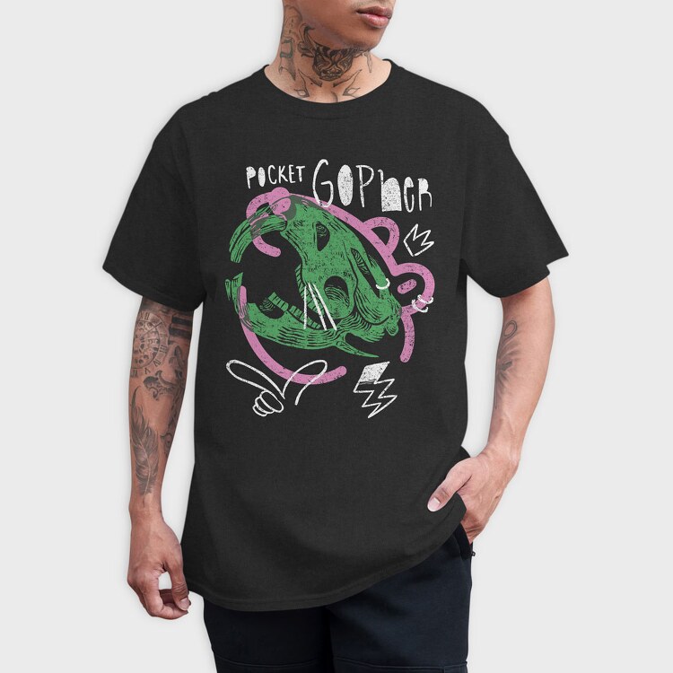 Animal Skulls 9, Tricou Barbati (Unisex)
