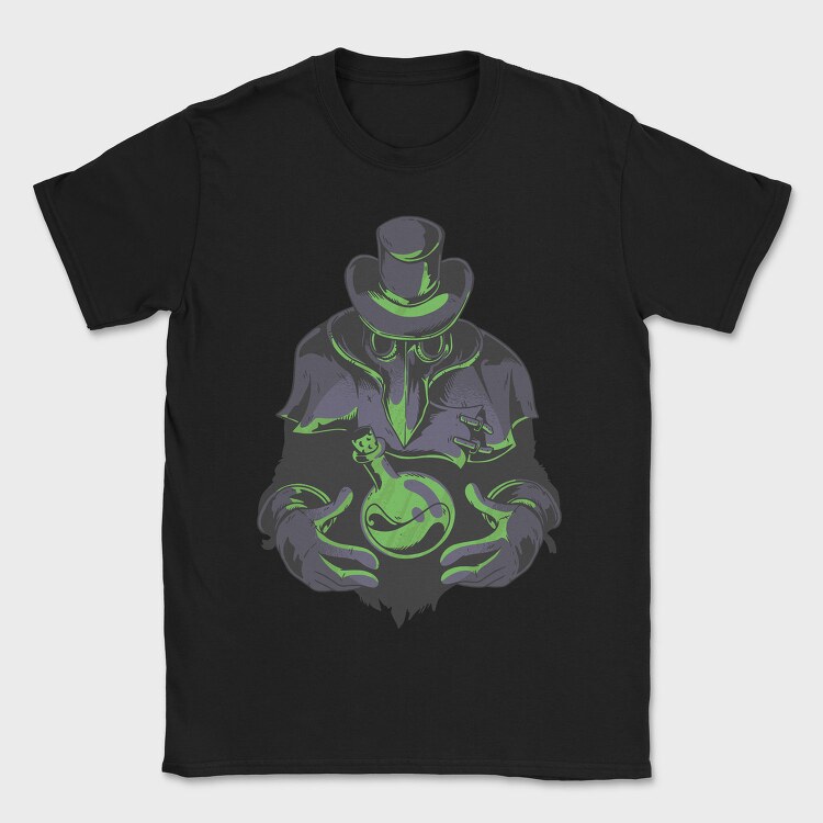 Plague Doctor Alchemy, Tricou Barbati (Unisex)