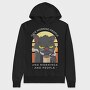 Agry Coffe Cat, Hanorac Oversize Barbati (Unisex)