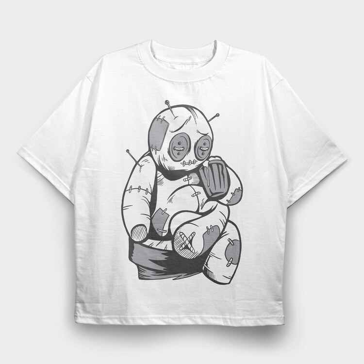 Voodoo Beer, Tricou Oversize Barbati (Unisex)