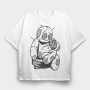 Voodoo Beer, Tricou Oversize Barbati (Unisex)