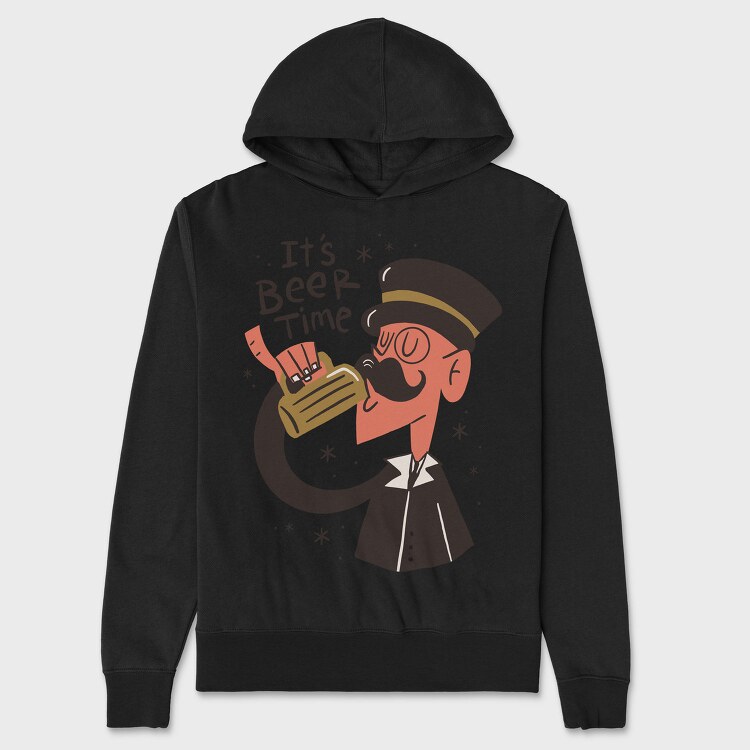 Gentleman Beer, Hanorac Oversize Barbati (Unisex)