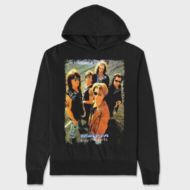 Bon Jovi, Hanorac Oversize Barbati (Unisex)