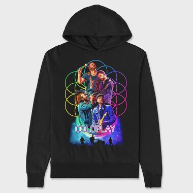 Coldplay, Hanorac Oversize Barbati (Unisex)