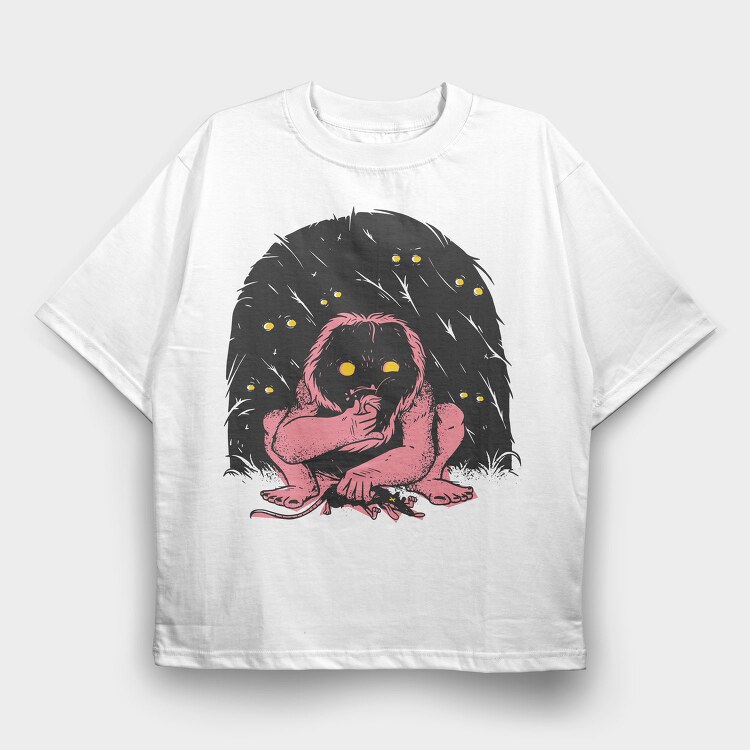 Wild Creature, Tricou Oversize Barbati (Unisex)