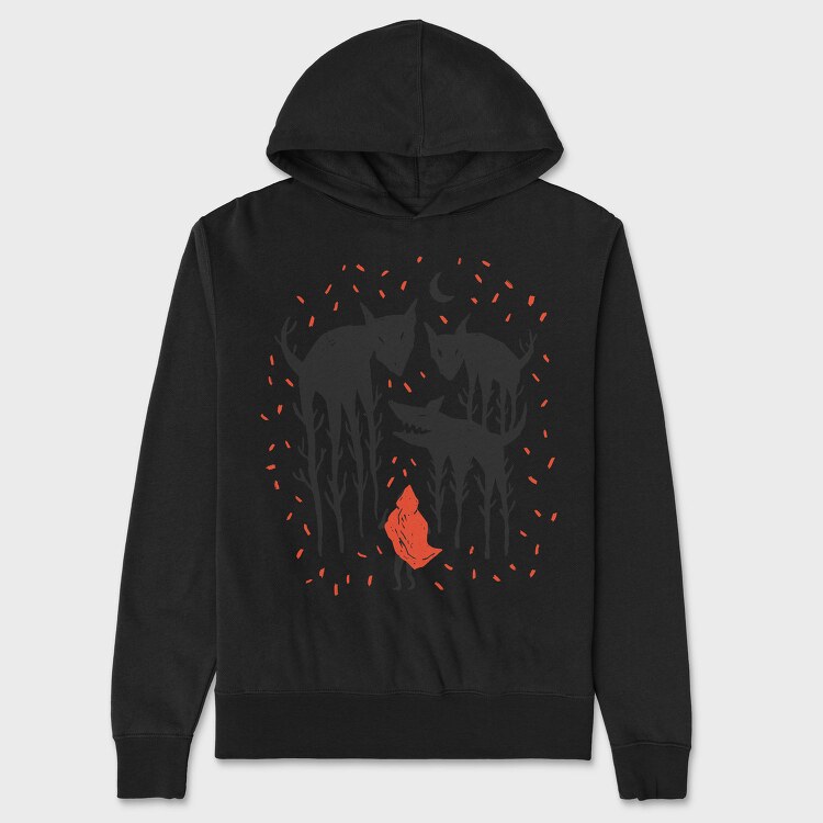 Red Riding Hood, Hanorac Oversize Barbati (Unisex)