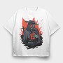 Plague Doctor, Tricou Oversize Barbati (Unisex)