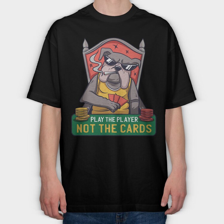 Play The Player, Tricou Oversize Barbati (Unisex)