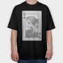 Poker Card, Tricou Oversize Barbati (Unisex)