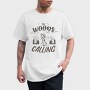 The Woods Are Calling Monochrome, Tricou Barbati (Unisex)