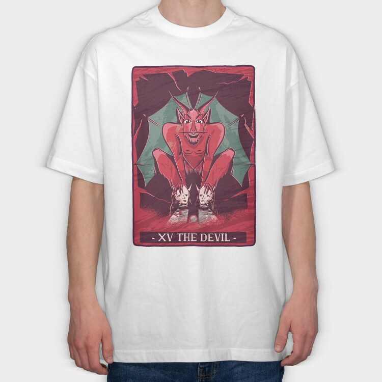 The Devil, Tricou Oversize Barbati (Unisex)