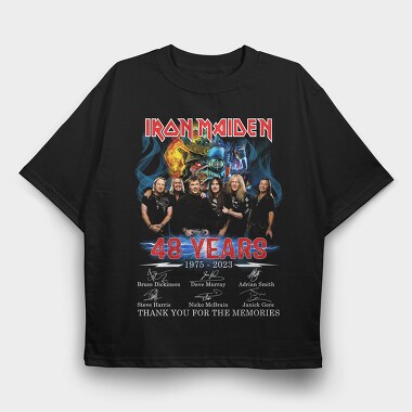 Iron Maiden 8, Tricou Oversize Barbati (Unisex)