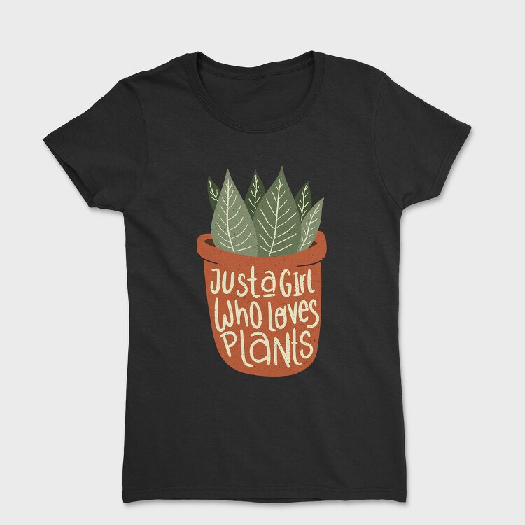 Girl Who Loves Plants, Tricou Femei