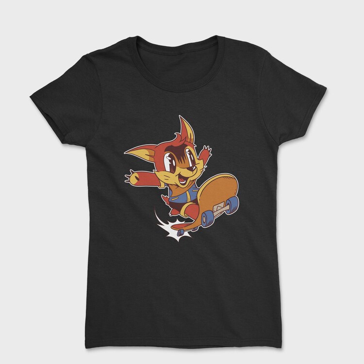Cartoon Skate, Tricou Femei