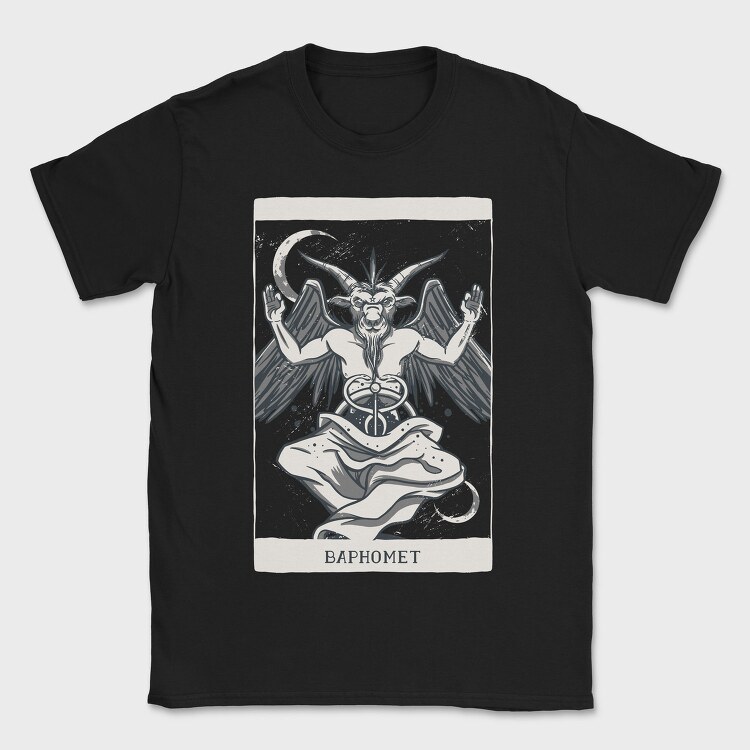 Demon Tarot Card, Tricou Barbati (Unisex)