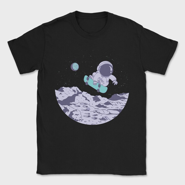 Skater Astronaut, Tricou Barbati (Unisex)