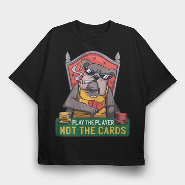 Play The Player, Tricou Oversize Barbati (Unisex)