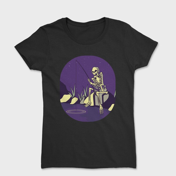 Fishing Skull, Tricou Femei