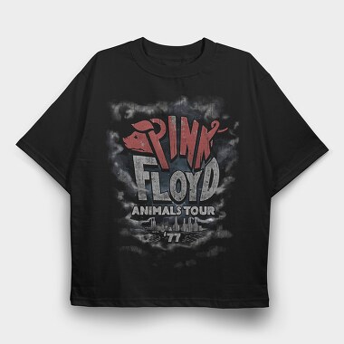 Pink Floyd 5, Tricou Oversize Barbati (Unisex)