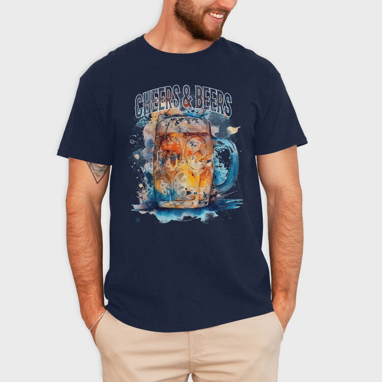 Cheers and Beers, Tricou Barbati (Unisex)