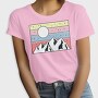 Retro Mountain Sunset, Tricou Femei