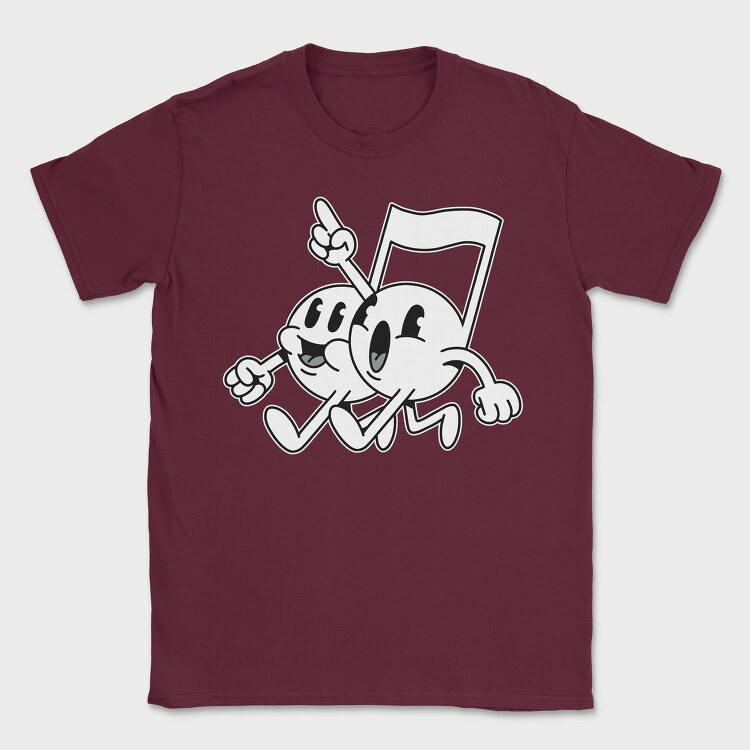 Music Note, Tricou Barbati (Unisex)