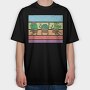 Dancing Plants, Tricou Oversize Barbati (Unisex)