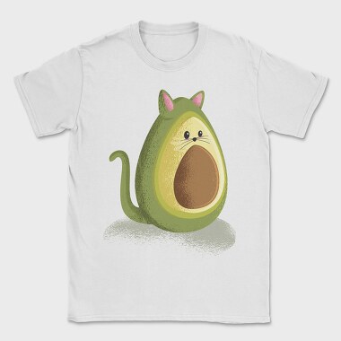 Avocado Cat Avocato, Tricou Barbati (Unisex)
