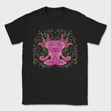 Axolotl Meditation Meditating, Tricou Barbati (Unisex)
