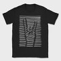 Rock Sign3 D, Tricou Barbati (Unisex)
