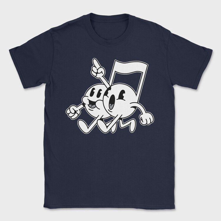 Music Note, Tricou Barbati (Unisex)