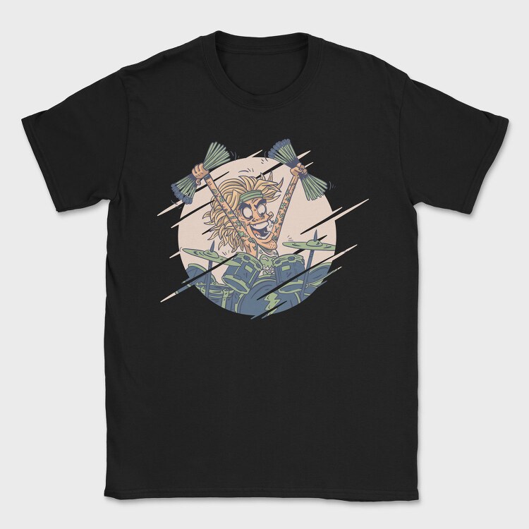 Drums Musician, Tricou Barbati (Unisex)