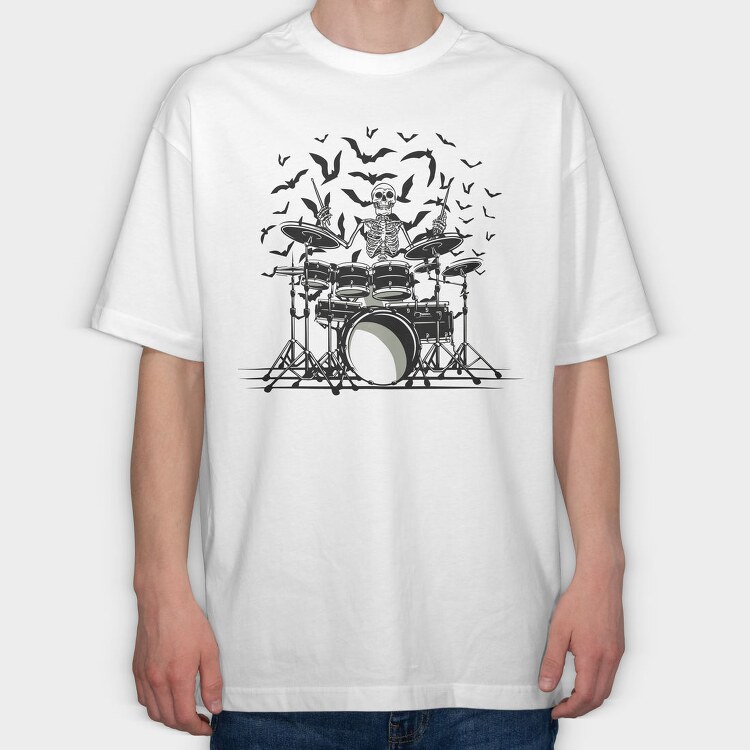 Drummers be Crazy, Tricou Oversize Barbati (Unisex)