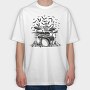 Drummers be Crazy, Tricou Oversize Barbati (Unisex)