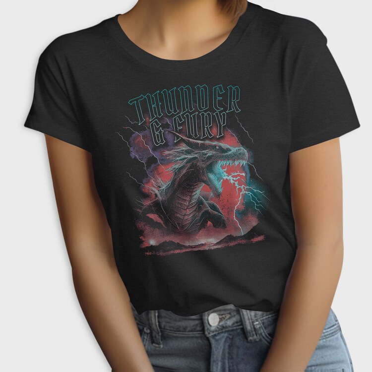 Thunder and Fury Dragon, Tricou Femei