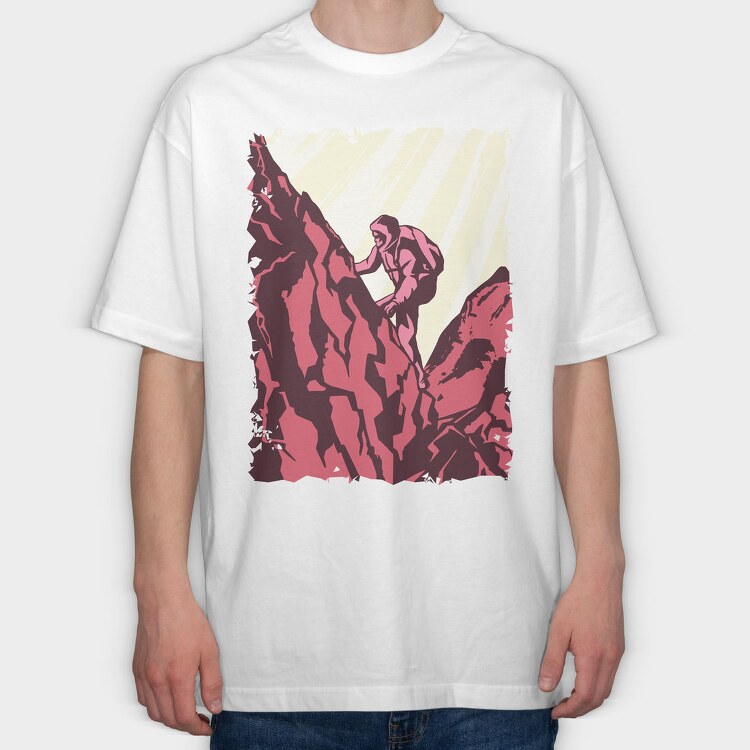 Hiking, Tricou Oversize Barbati (Unisex)