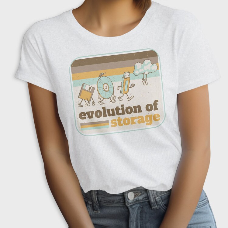 Evolution of Storage Vintage, Tricou Femei