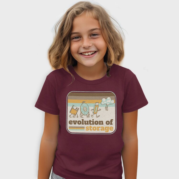 Evolution of Storage Vintage, Tricou Copii